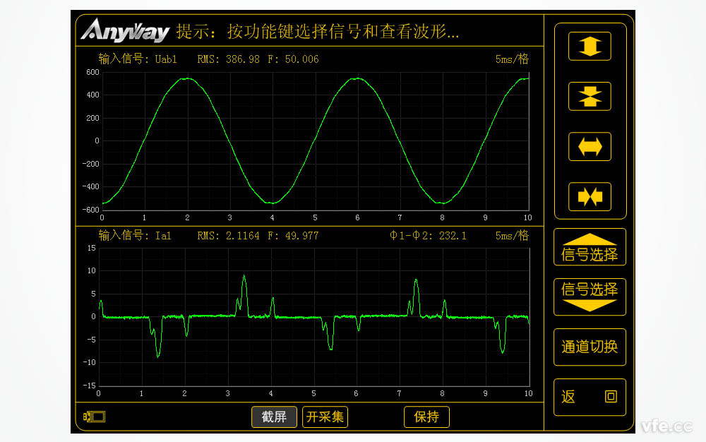 低壓變頻器輸入電流、電壓