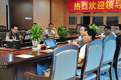 中船重工712所、中國兵器工業(yè)第58研究所綿陽市維博電子于2014年7月14日訪問銀河電氣